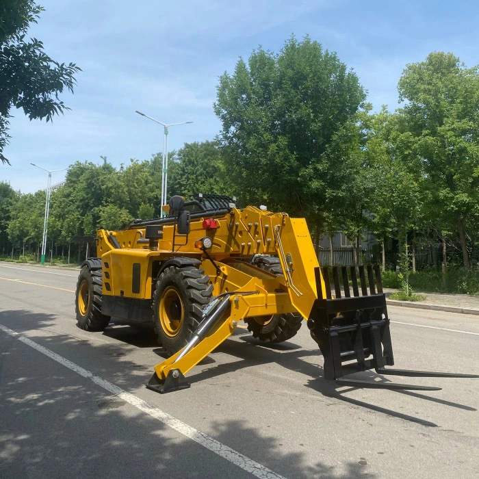 Ładowarka teleskopowa o długości 18 m